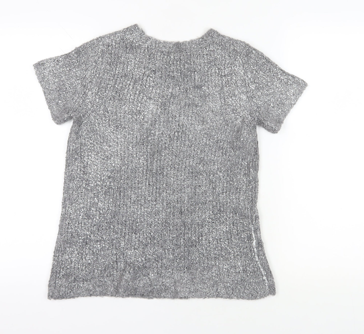 Womens UK Size 10 Warehouse Grey Pullover Jumper