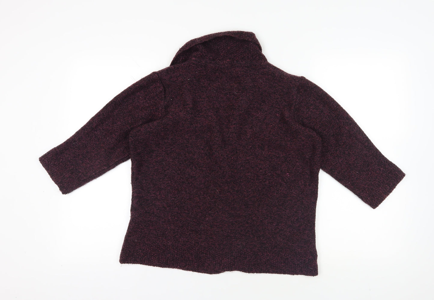 Womens UK Size L Marks and Spencer Purple Cardigan Jumper