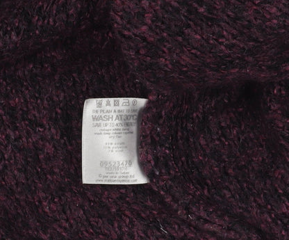 Womens UK Size L Marks and Spencer Purple Cardigan Jumper