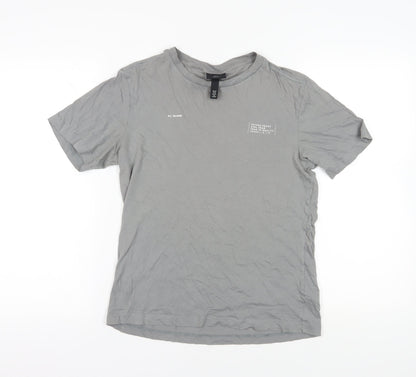 Mens UK Size XS H&M Grey  T-Shirt