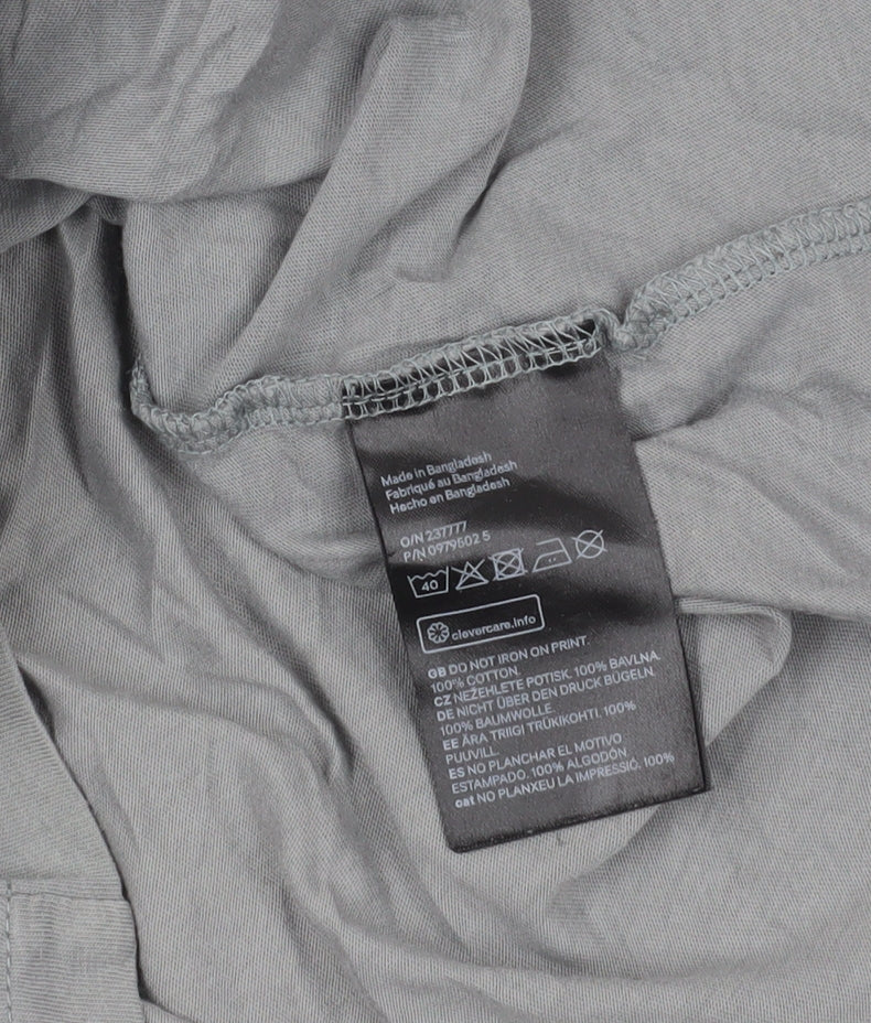 Mens UK Size XS H&M Grey  T-Shirt