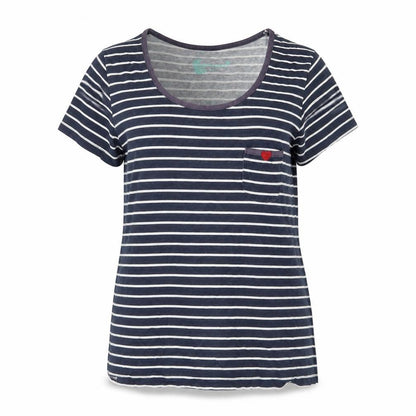 Womens UK Size 12 BHS Blue Basic T-Shirt