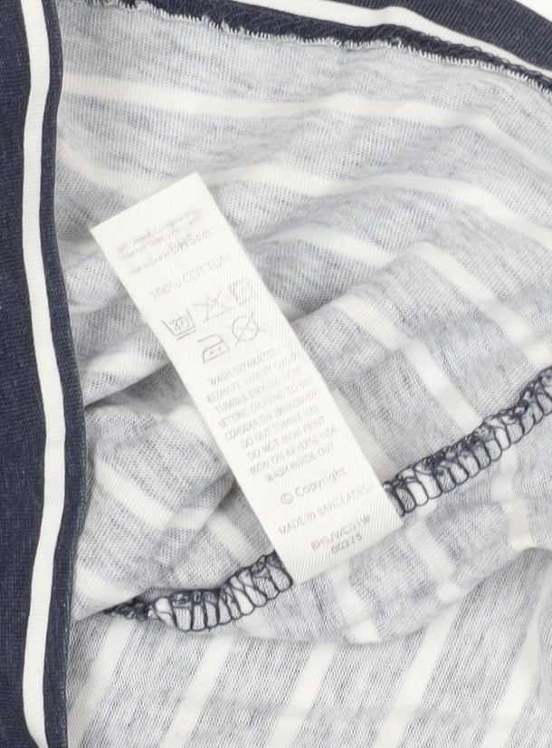 Womens UK Size 12 BHS Blue Basic T-Shirt