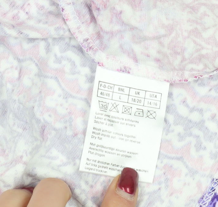 Damart Multicoloured Floral T-Shirt - L