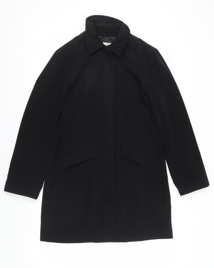 Womens UK Size 10 NEXT Black Overcoat