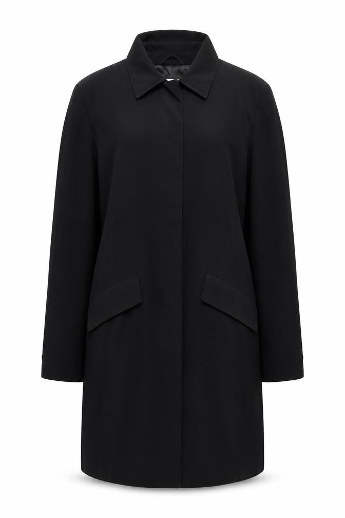 Womens UK Size 10 NEXT Black Overcoat