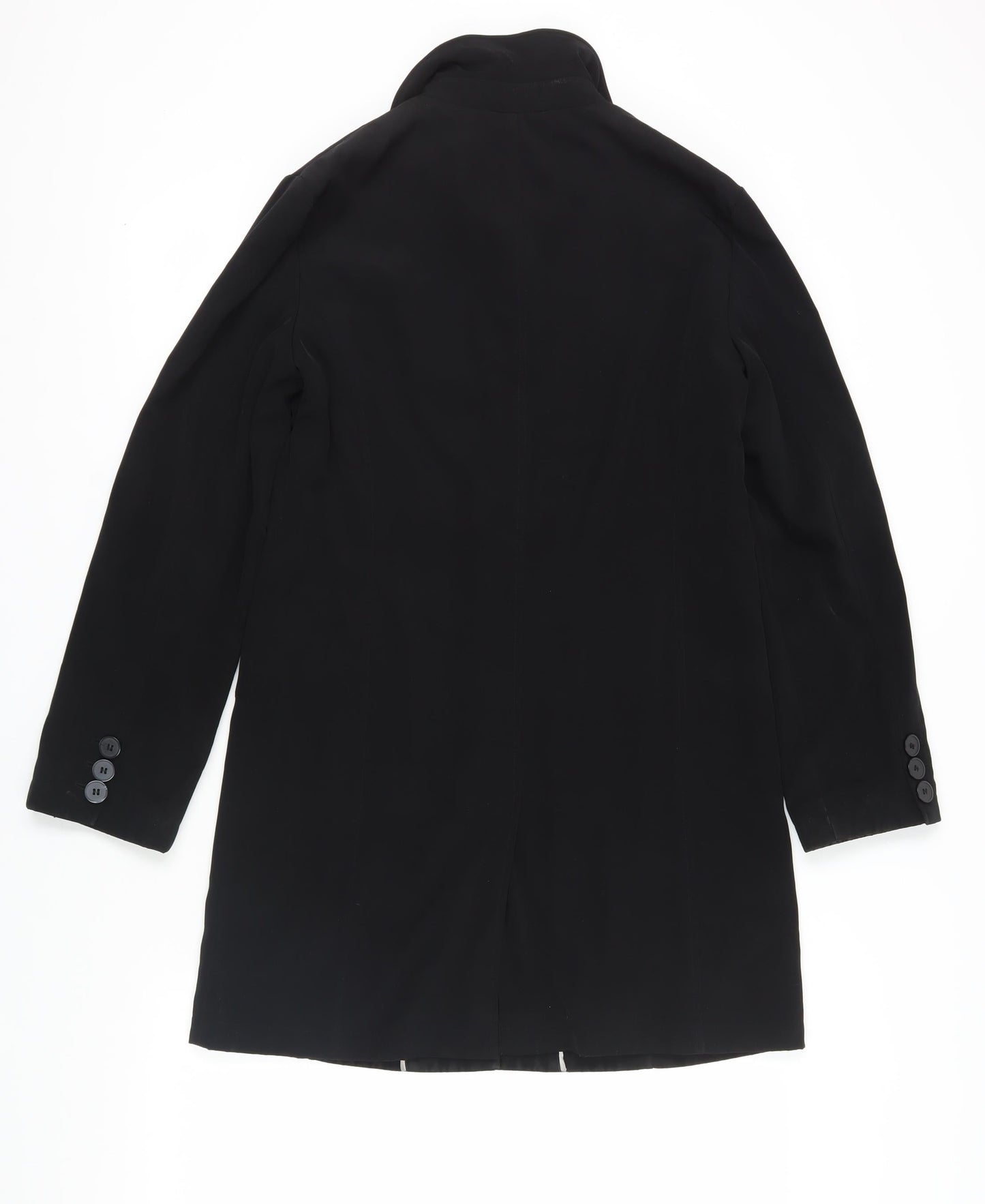 Womens UK Size 10 NEXT Black Overcoat