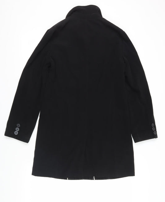 Womens UK Size 10 NEXT Black Overcoat