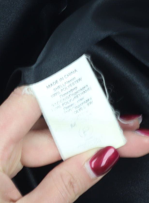 Womens UK Size 10 NEXT Black Overcoat