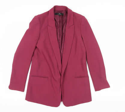 Womens UK Size 8 NEXT Red Basic Jacket