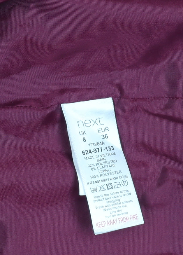 Womens UK Size 8 NEXT Red Basic Jacket