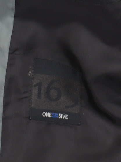 Mens UK Size 38 ONESIX5IVE Regular Black Suit Jacket