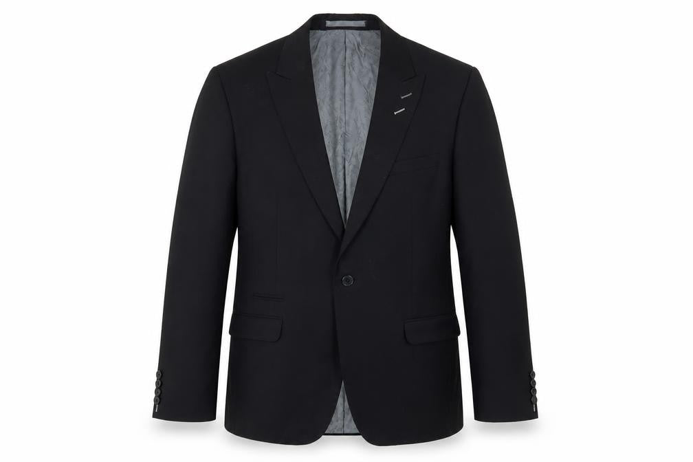 Mens UK Size 38 Red Herring Regular Black Suit Jacket
