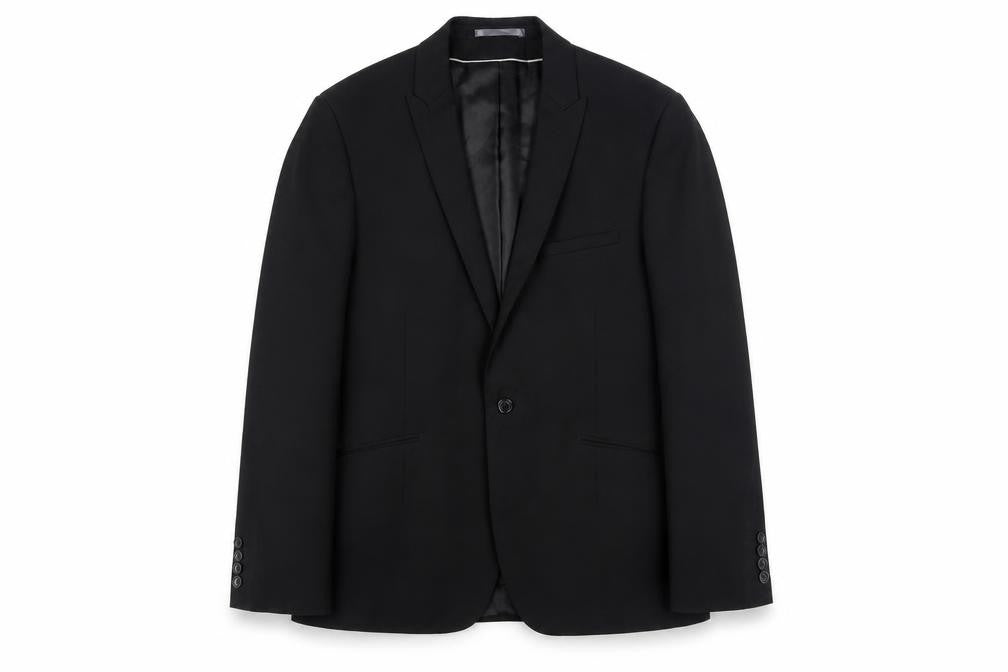 Mens UK Size 40 Burton Regular Black Suit Jacket