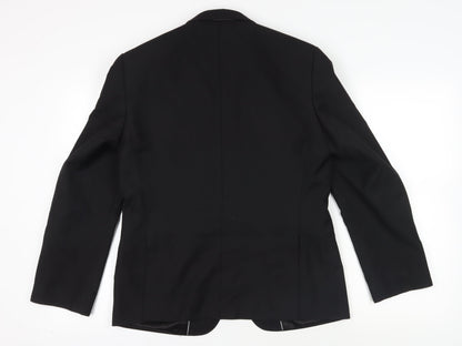 Mens UK Size 40 Burton Regular Black Suit Jacket