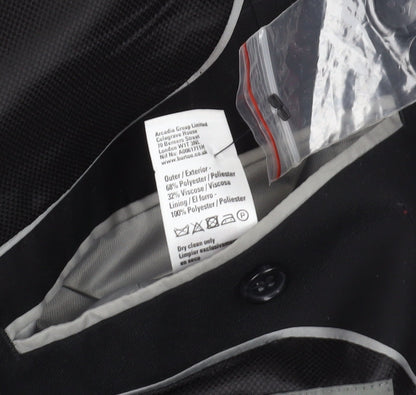 Mens UK Size 40 Burton Regular Black Suit Jacket