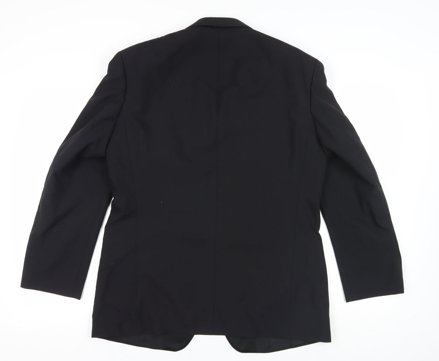 Mens UK Size 42 St Michael Regular Black Suit Tuxedo