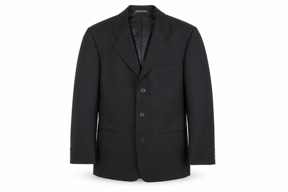 Mens UK Size 38 Burton Regular Black Suit Jacket