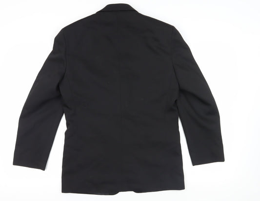 Mens UK Size 38 Burton Regular Black Suit Jacket