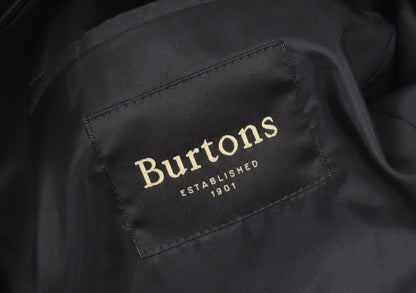 Mens UK Size 38 Burton Regular Black Suit Jacket