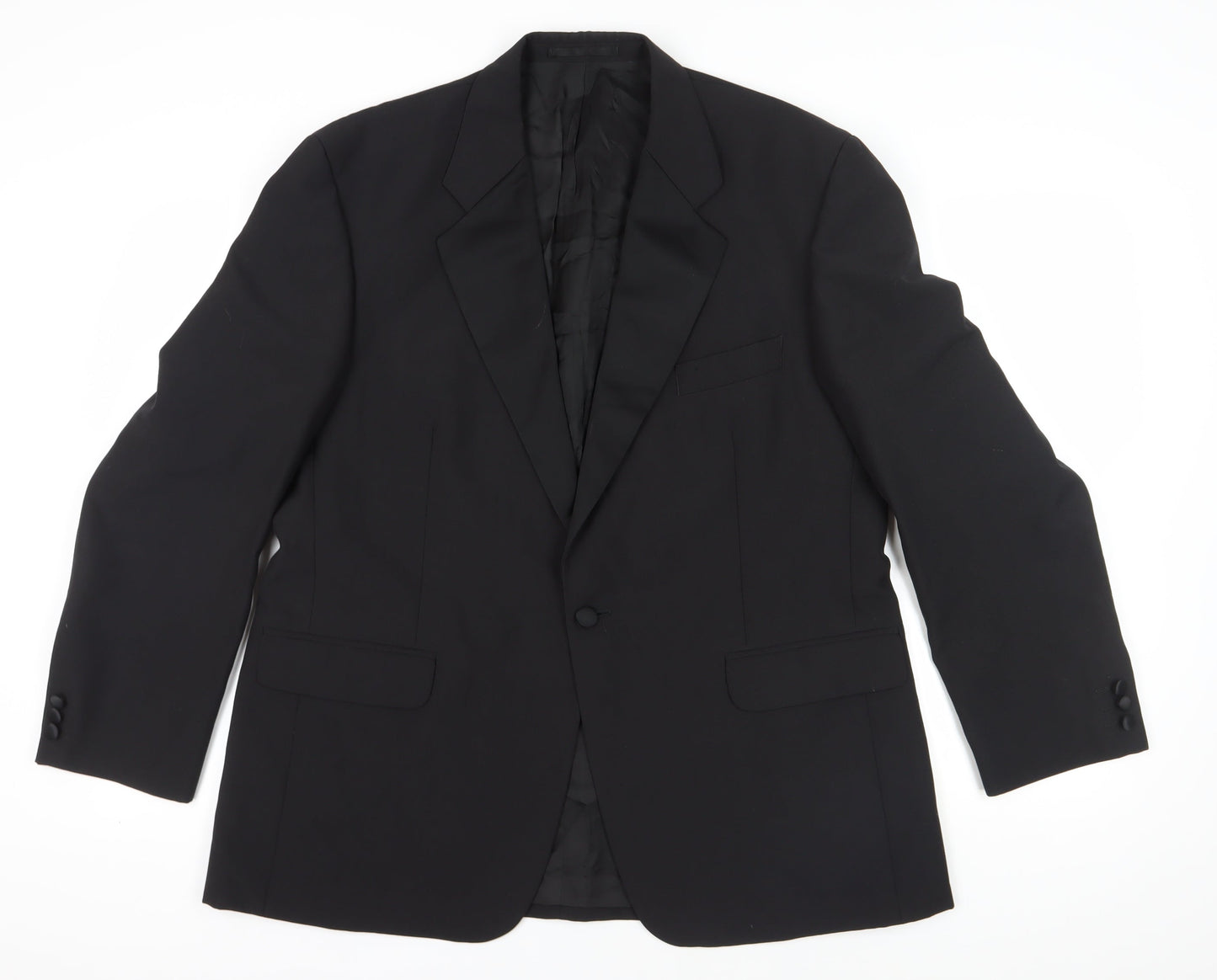 Mens UK Size 46 Daniel Drescott Regular Black Suit Jacket