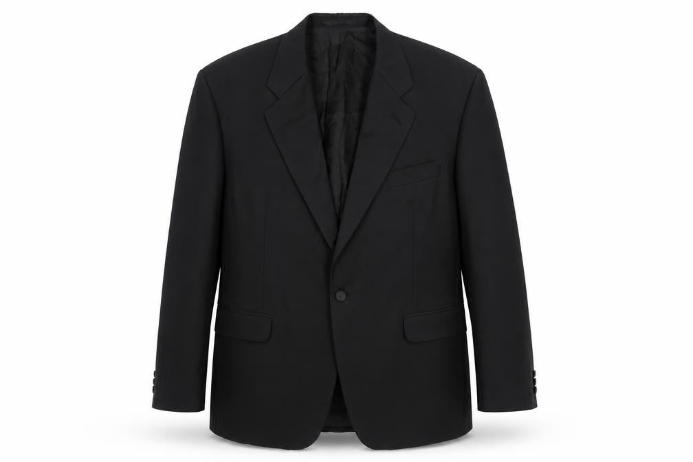 Mens UK Size 46 Daniel Drescott Regular Black Suit Jacket