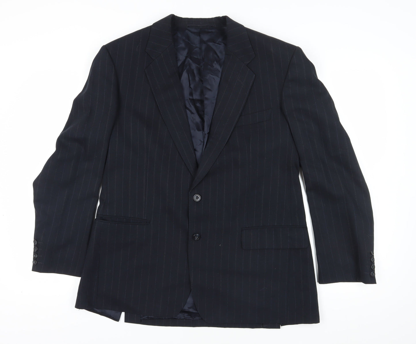 Mens UK Size 42 St Michael Regular Blue Suit Jacket