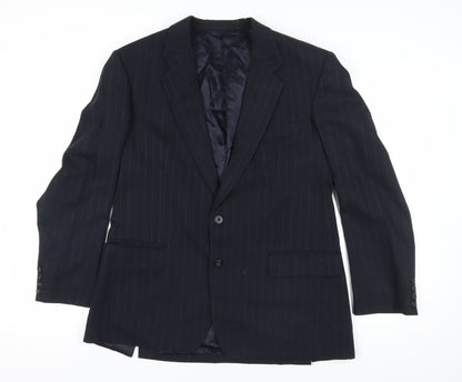 Mens UK Size 42 St Michael Regular Blue Suit Jacket