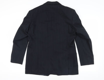 Mens UK Size 42 St Michael Regular Blue Suit Jacket