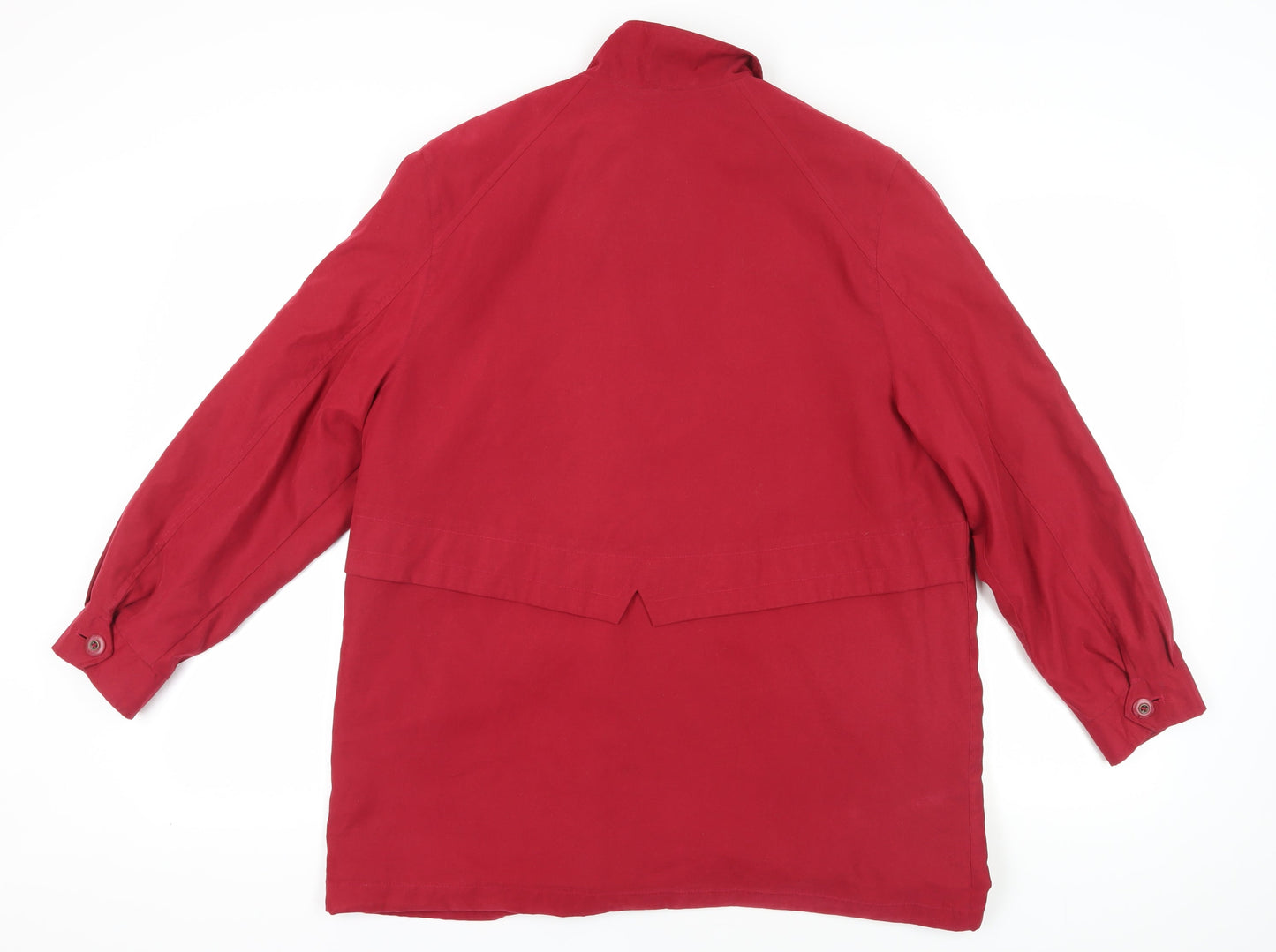 Womens UK Size 14 Marks and Spencer Red Overcoat