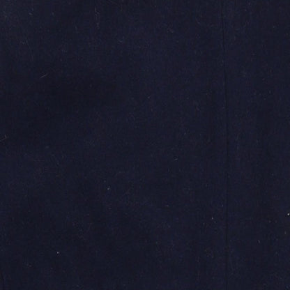 ASOS Mens Blue Overcoat Coat Size M Button