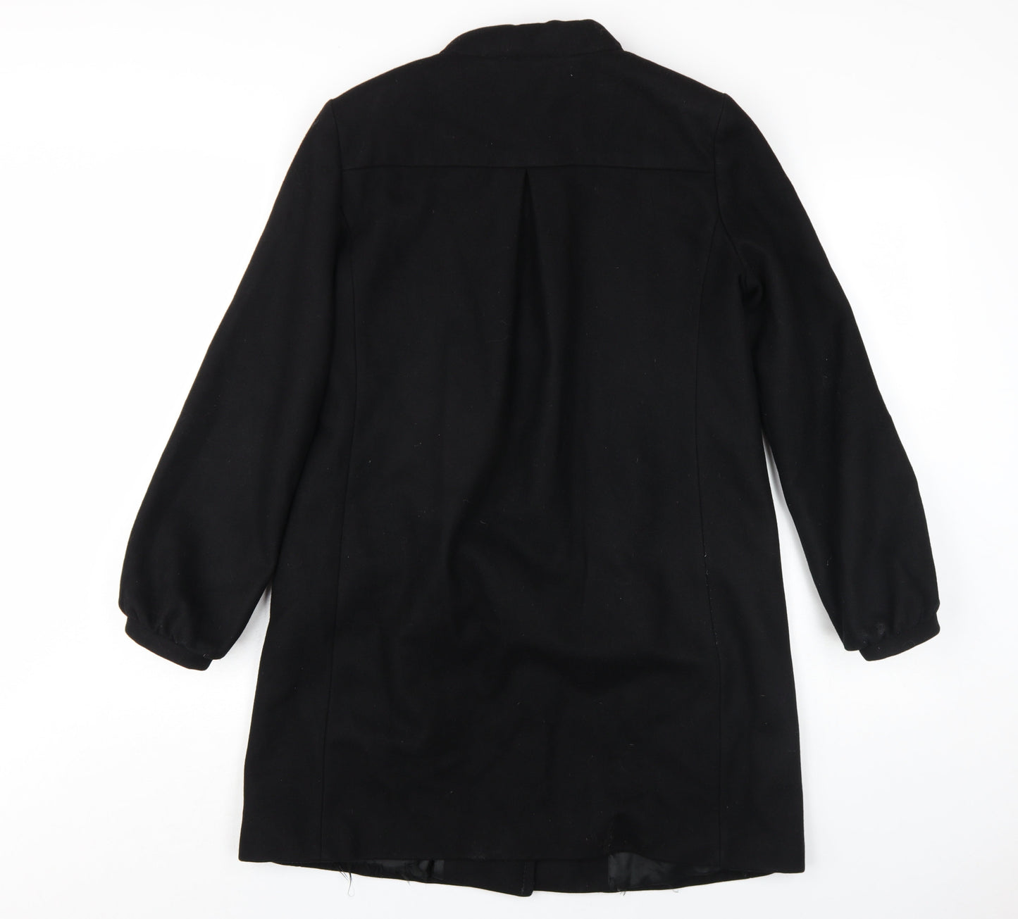 Womens UK Size 8 French Connection Black Overcoat