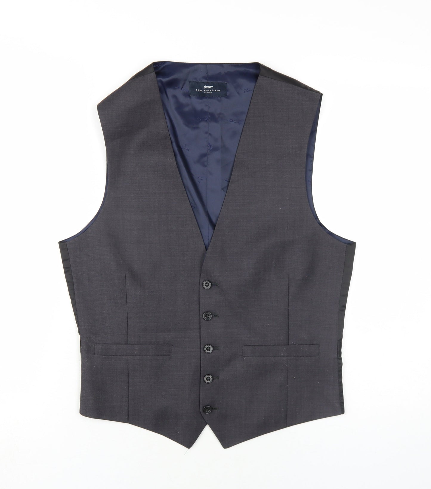 Mens UK Size 38 Paul Costelloe Regular Grey Suit Jacket