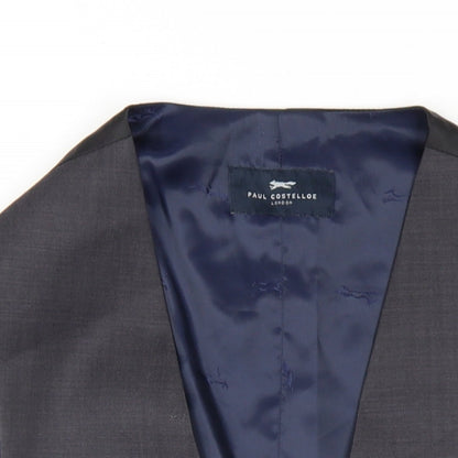 Mens UK Size 38 Paul Costelloe Regular Grey Suit Jacket