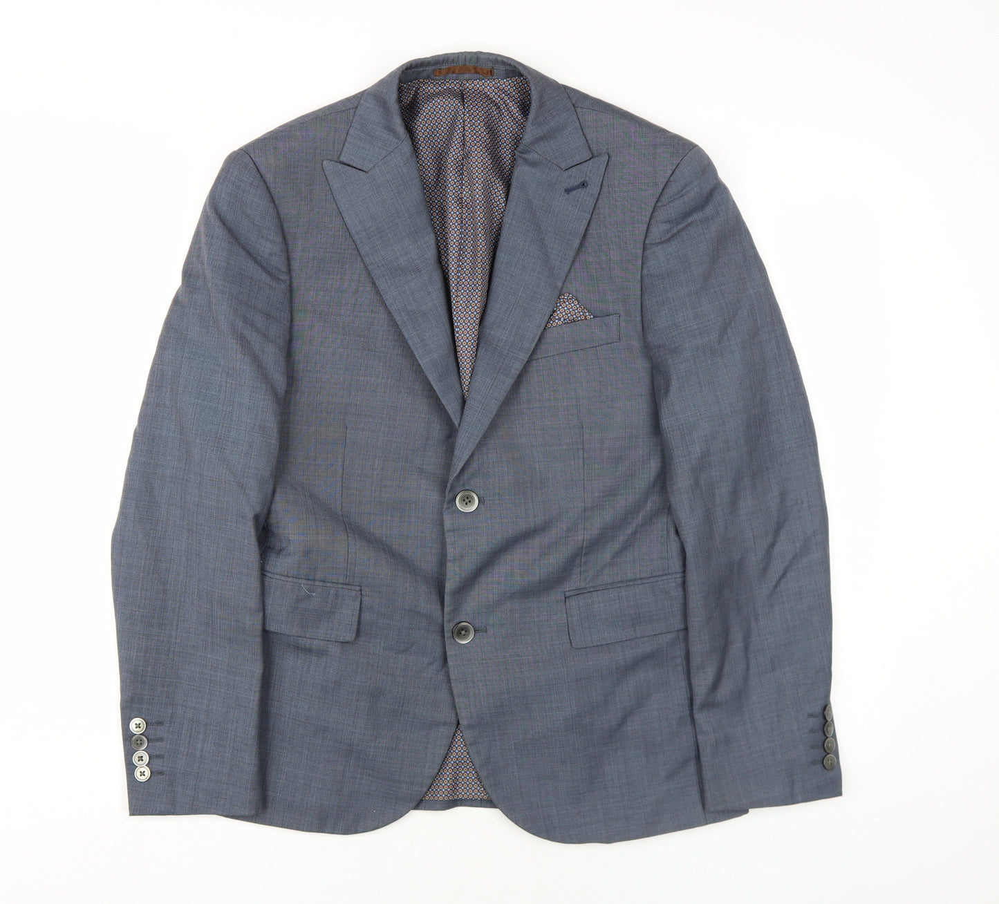 Mens UK Size 38 NEXT Regular Grey Suit Jacket