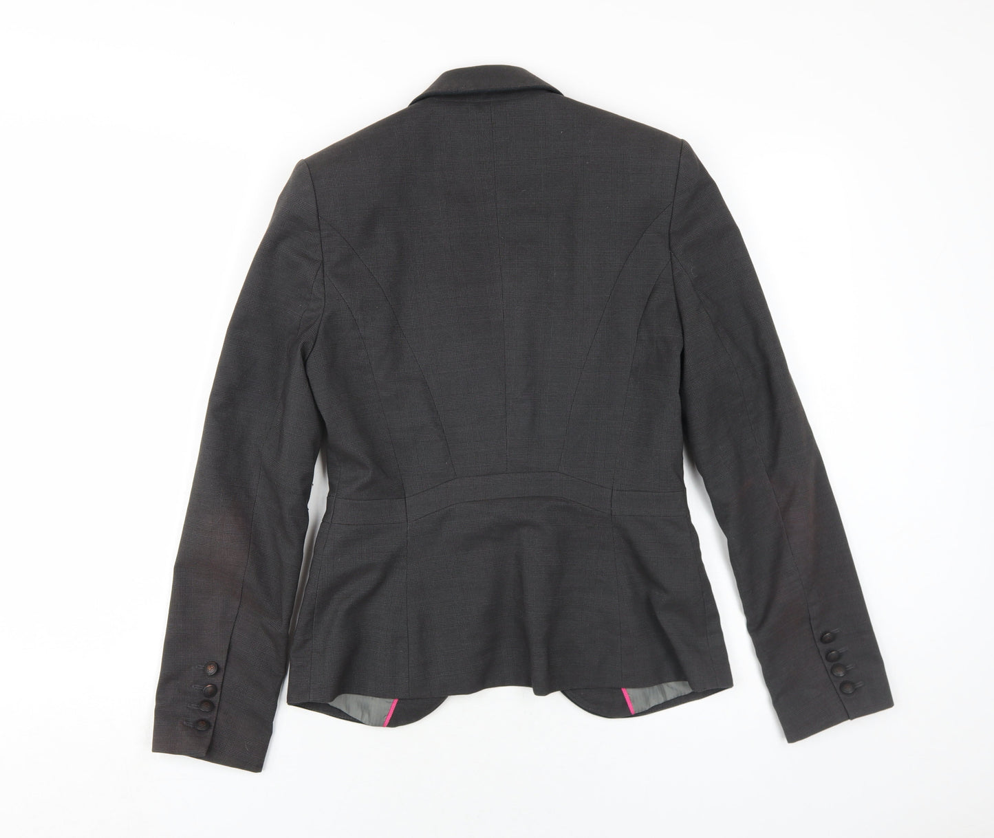 NEXT Womens Grey Polyester Jacket Blazer Size 8