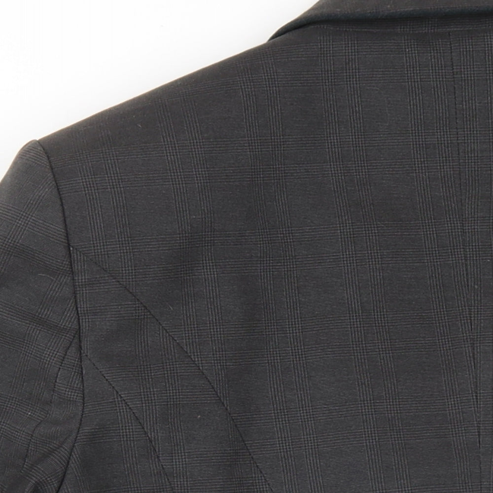 NEXT Womens Grey Polyester Jacket Blazer Size 8