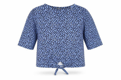 Womens UK Size 12 Principles Blue Basic T-Shirt