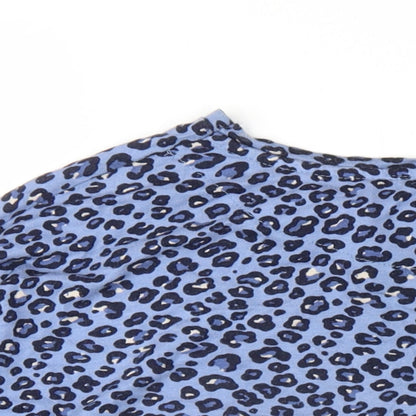 Womens UK Size 12 Principles Blue Basic T-Shirt