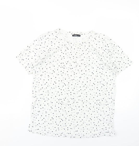 Womens UK Size L LC Waikiki White Basic T-Shirt
