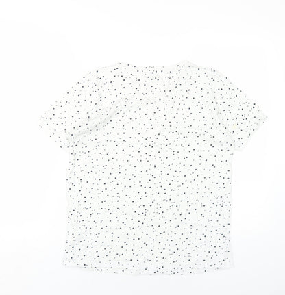 Womens UK Size L LC Waikiki White Basic T-Shirt