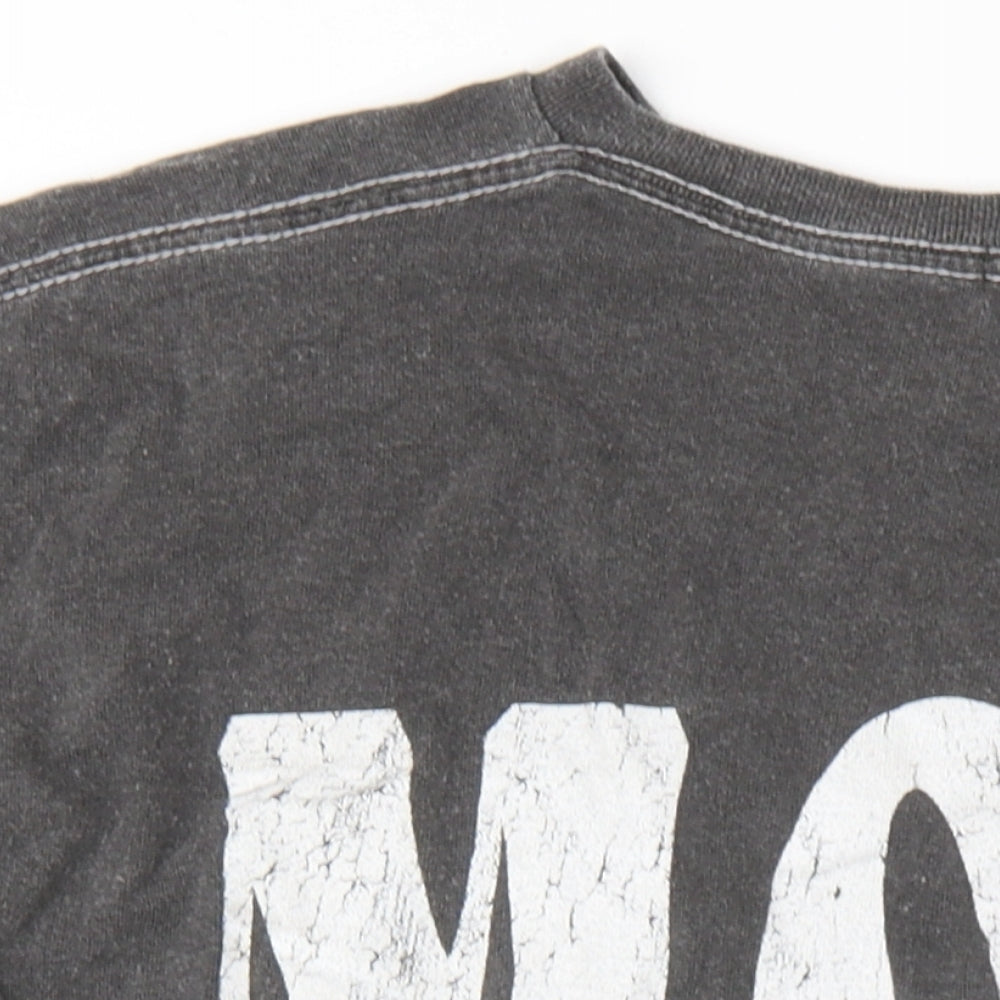 Womens UK Size XL Topshop Grey Basic T-Shirt