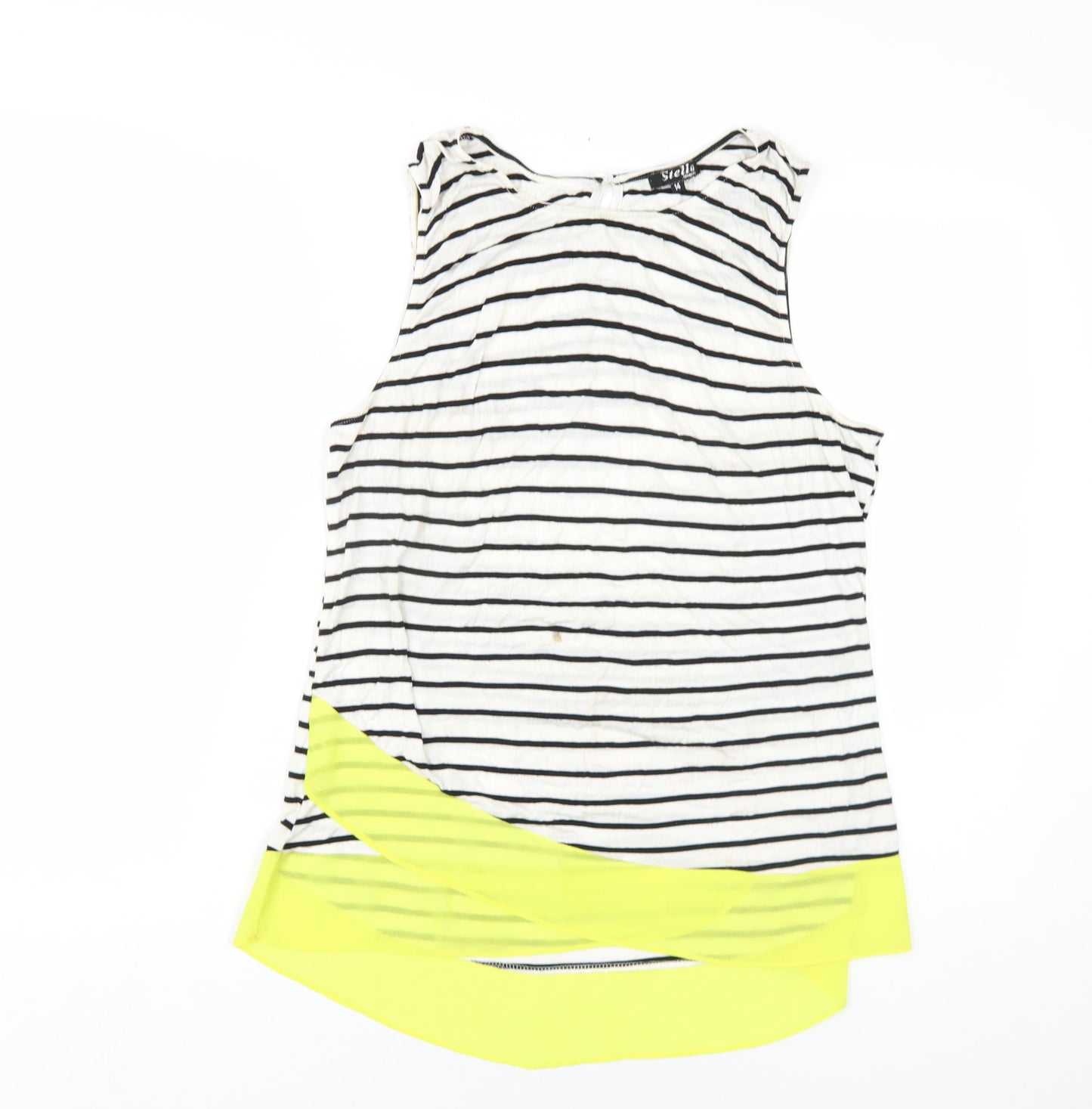 Womens UK Size 14 Stella Morgan White Basic Tank