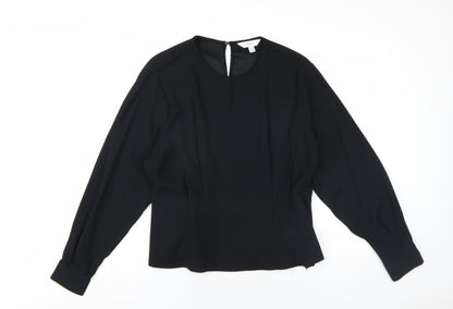 Womens UK Size 18 Marks and Spencer Black Basic Blouse
