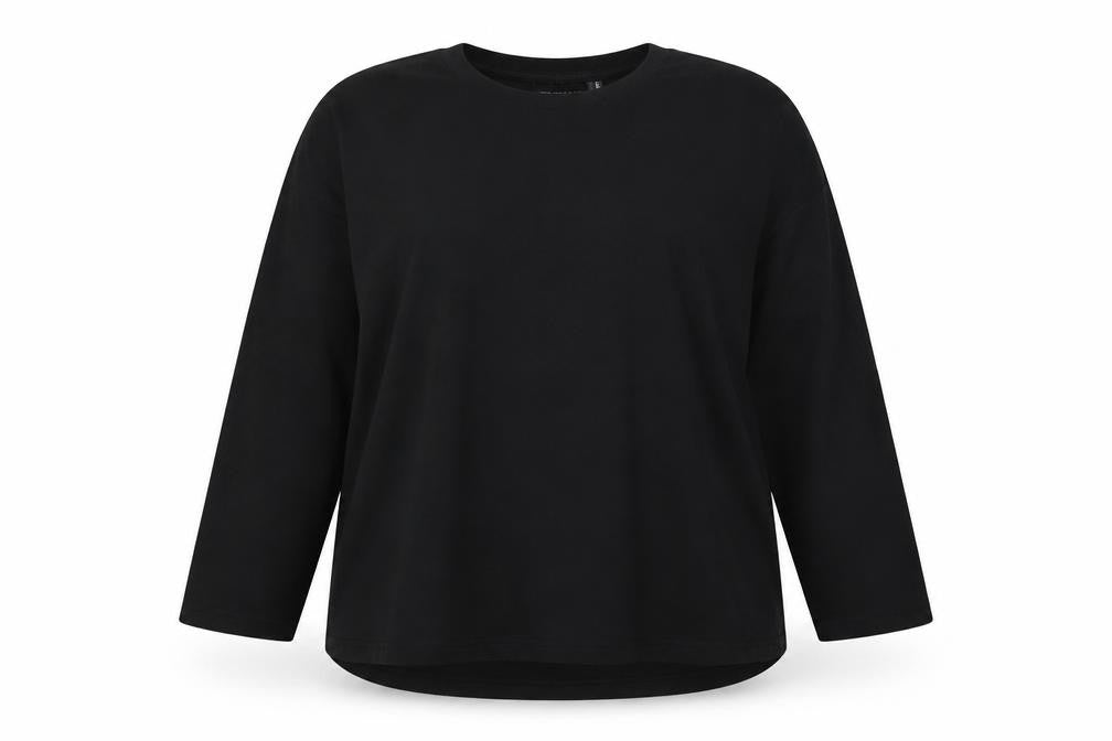 Womens UK Size 10 ASOS Black Basic T-Shirt