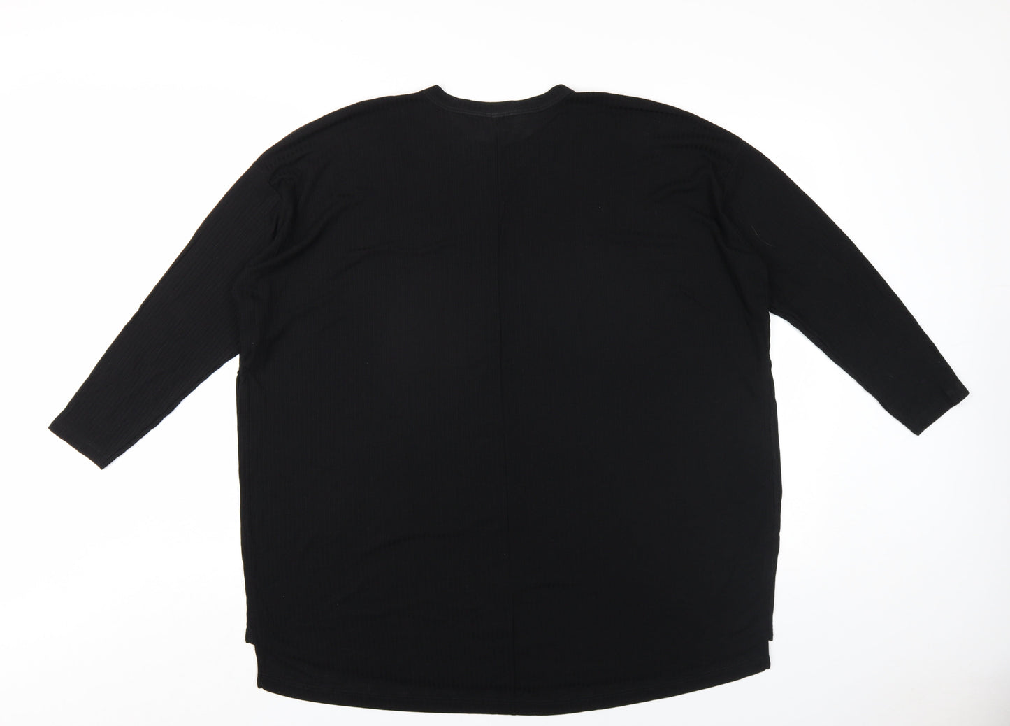 Womens UK Size 10 ASOS Black Basic T-Shirt