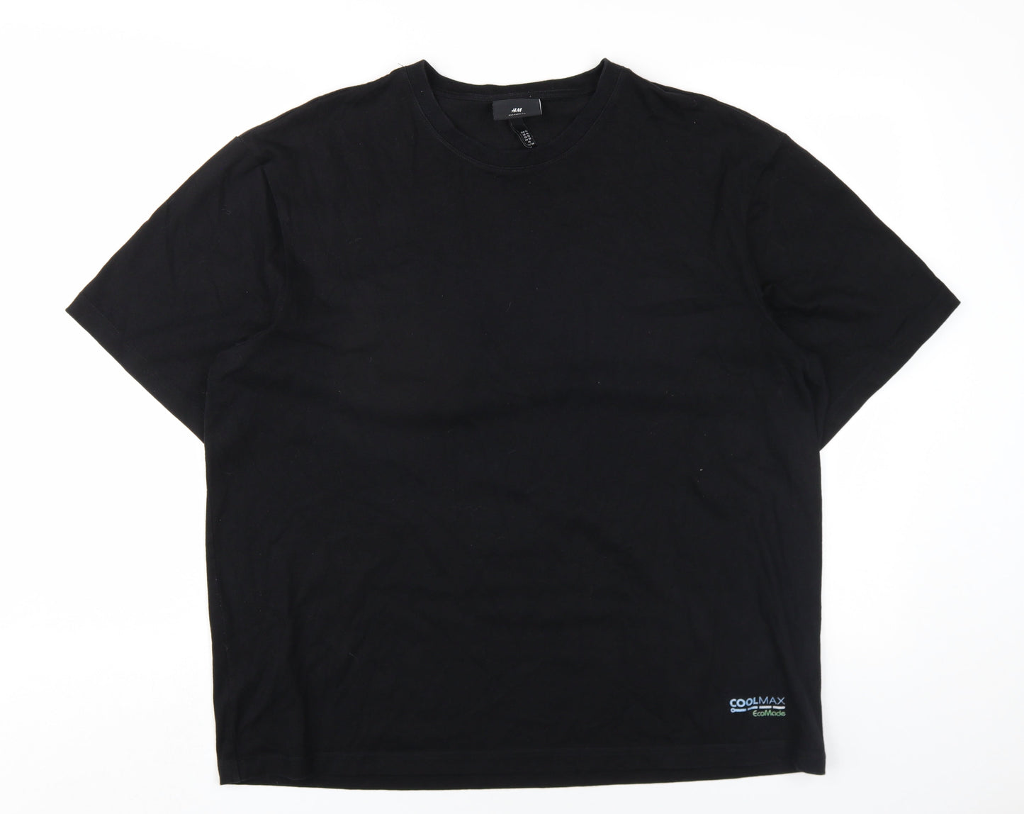 Mens UK Size XL H&M Black  T-Shirt