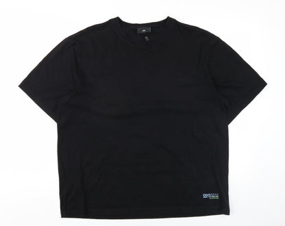 Mens UK Size XL H&M Black  T-Shirt
