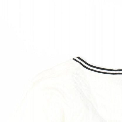 Womens UK Size M Sarah Hamilton Ivory Pullover Jumper