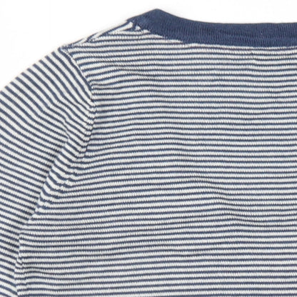 Womens UK Size M ICHI Blue Cardigan Jumper